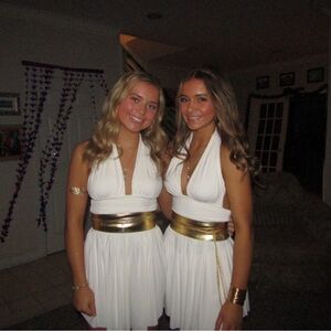 White Halter Dresses